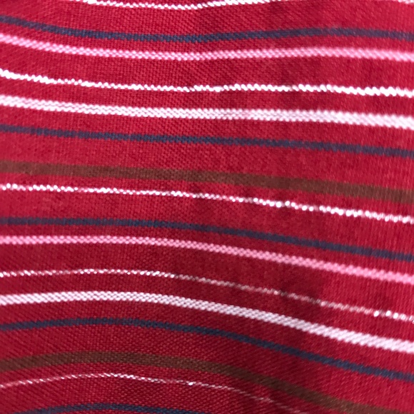 NWT Madewell Swingy Peasant Top in Metallic Stripe Size Medium - Picture 6 of 9